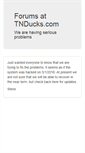 Mobile Screenshot of forums.tnducks.com